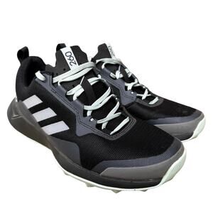 Adidas Terrex 260 Running Shoes Athletic Sneakers Lace Up Low Top Black/Gray 7.5